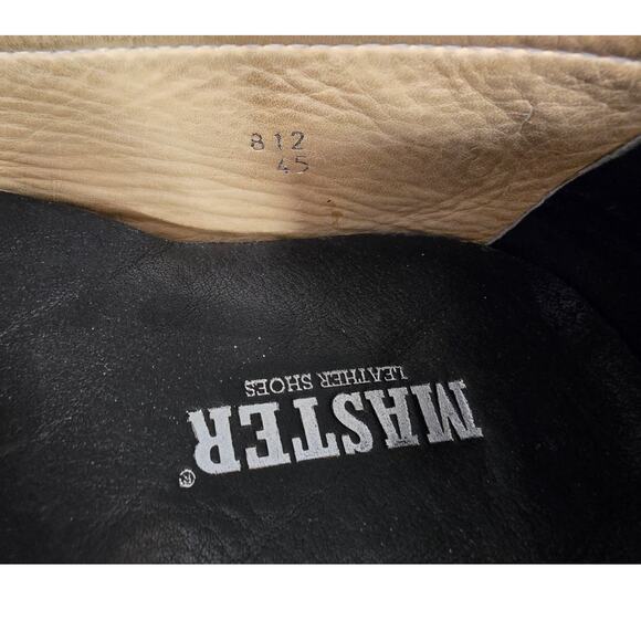 Master Men's Sz 46/11‎ Leather Loafers a little wear see pictures - Picture 3 of 6